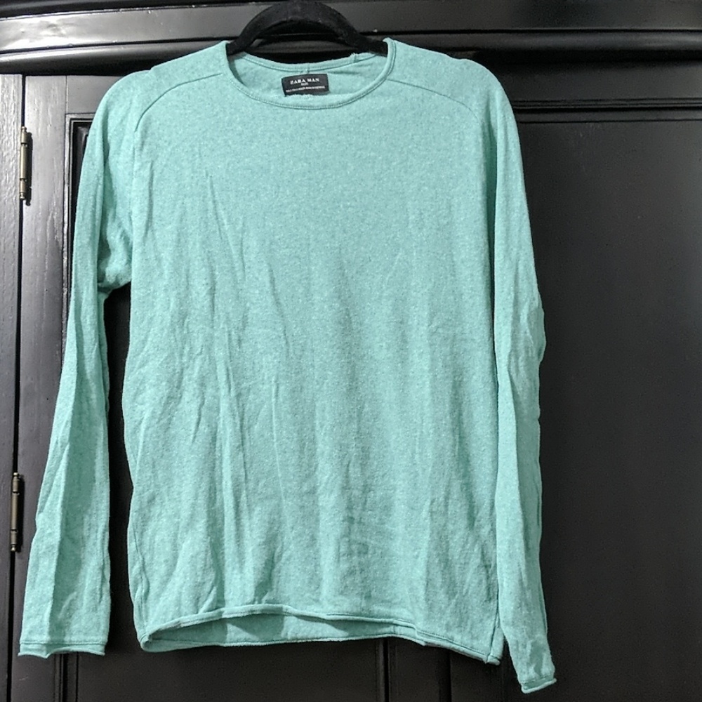 Zara Thin Sweater mint green